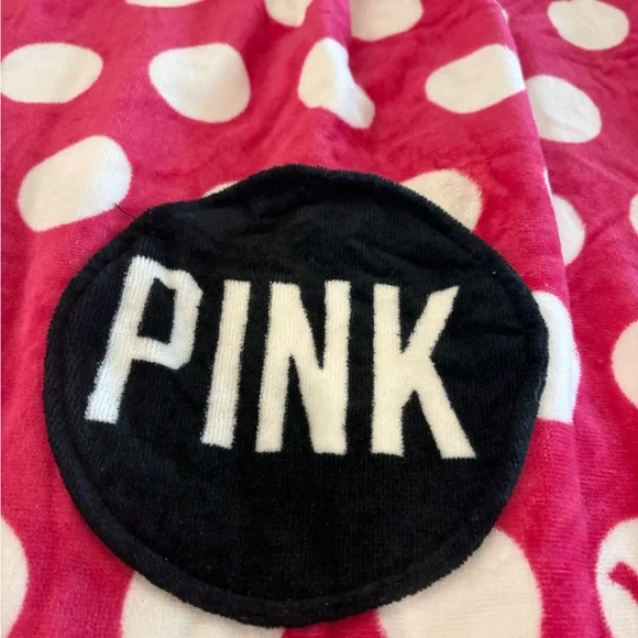 Victoria Secret Pink Polka Dot Towel Wrap - Picture 2 of 6